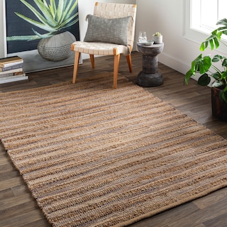 Artistic Weavers Aric Jute Bohemian Striped Area Rug