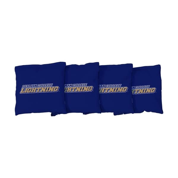 slide 2 of 3, Lehman Lightning Blue Cornhole Bags All-Weather Resin Filled