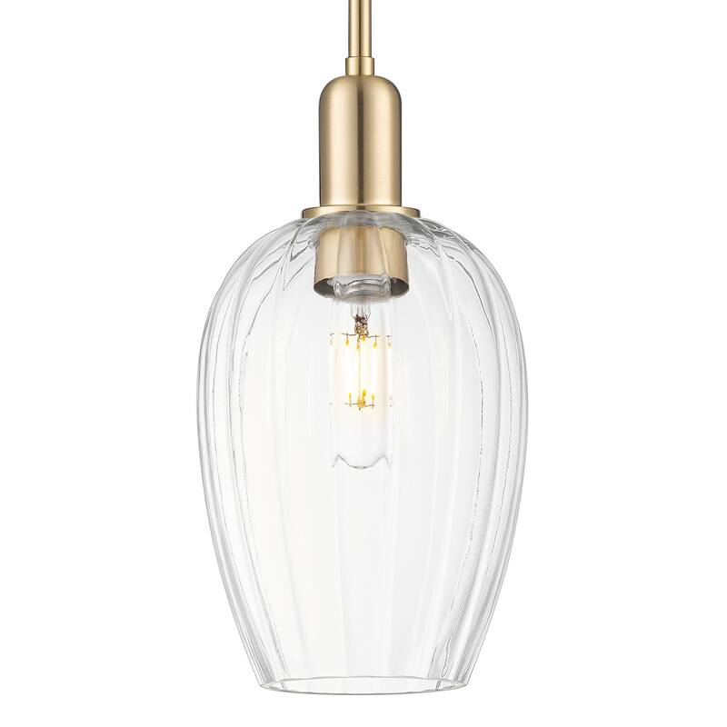 Innovations Lighting 716-1S-G457-6CL Preston 6" Wide Mini Pendant with - Champagne Bronze