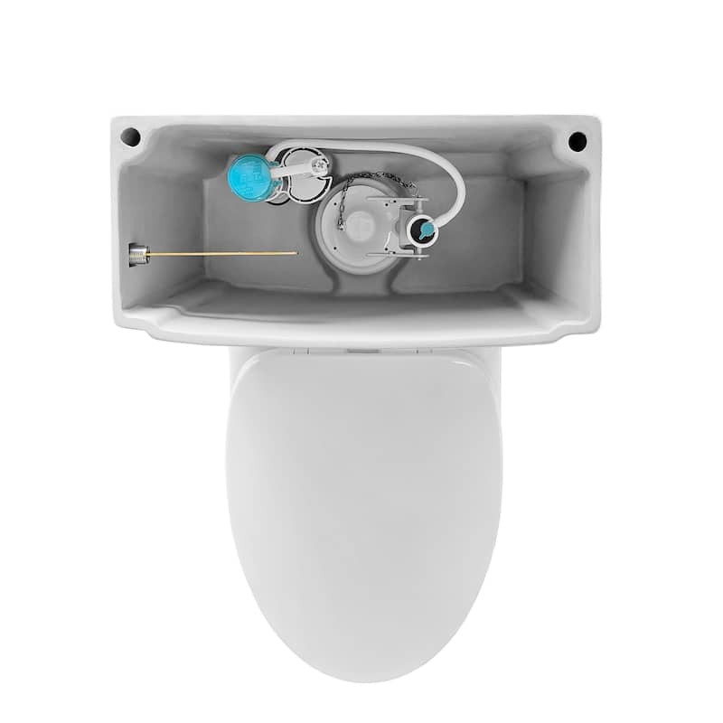 Whitehaus Magic Flush 1.28 GPF Floor Mounted One-Piece Elongated