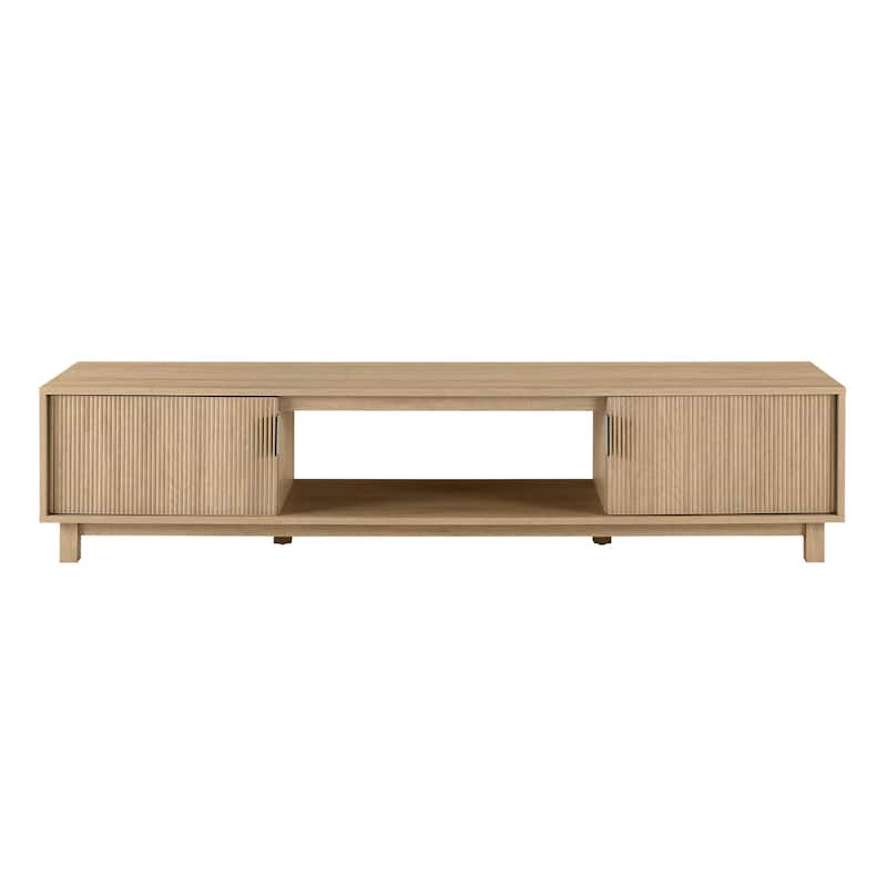 Middlebrook Designs Modern 70-inch Fluted-Door TV Stand