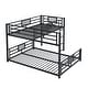 preview thumbnail 8 of 25, 2 In 1 Metal Twin over Full L-shaped Bunk Bed With Safety Guaranteed