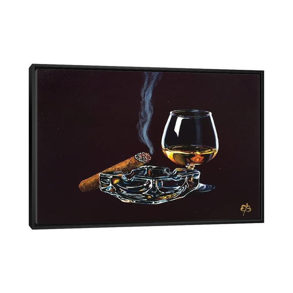 Icanvas Whiskey And Cigar Ii By Lena Smirnova Framed Canvas Print Bed Bath And Beyond 36597251 0755