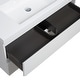 preview thumbnail 48 of 169, CASAINC Floating Bathroom Vanity with Resin Top Basin and Soft Closing Drawers