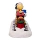 preview thumbnail 2 of 5, Kurt Adler Battery-Operated Peanuts Musical Train Table Decor