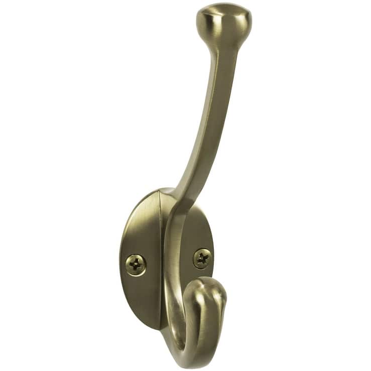 Top Knobs Hooks Double Robe Hook - Honey Bronze