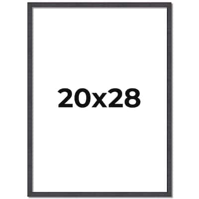 20x28 Frame Brown Solid Wood Picture Frame - Complete Modern Photo