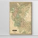 preview thumbnail 4 of 8, Thomson's Map of Germany -Premium Gallery Wrapped Canvas