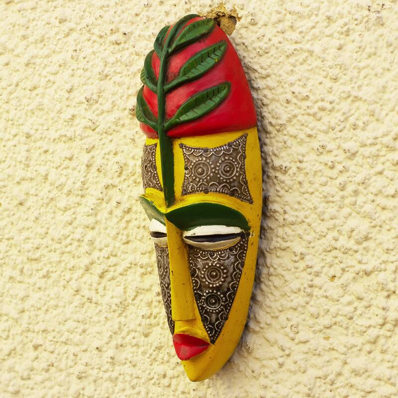 Novica Handmade Elike African Wood Mask