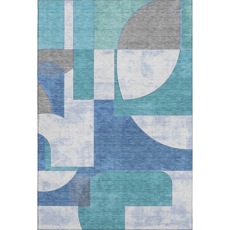 Premium Washable Super Soft Geo Modern Mayfield Rug
