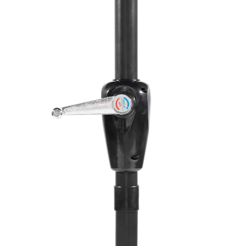 Wane 9-foot Steel Round Crank Market Umbrella by Furniture of America