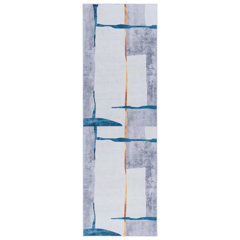 SAFAVIEH Tacoma Machine Washable Slip Resistant Patty Mid-Century Modern