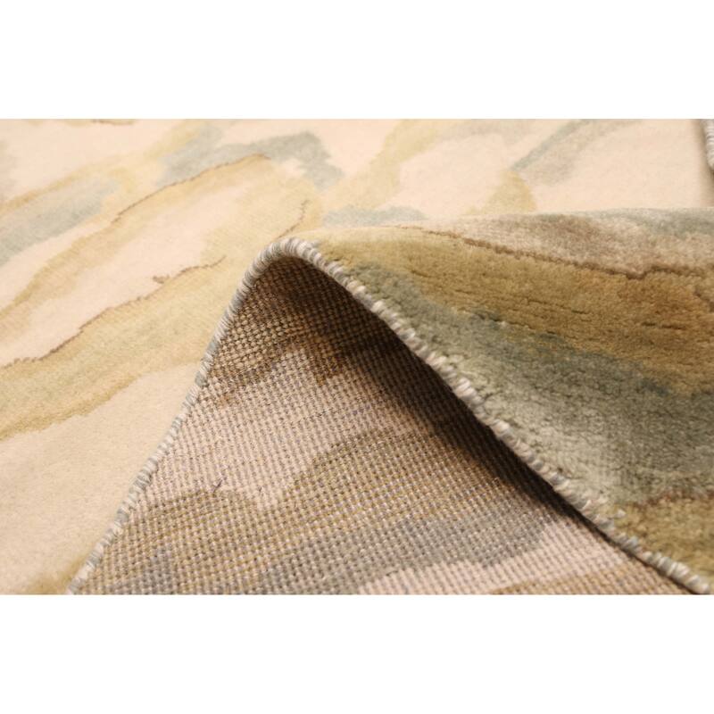 ECARPETGALLERY Hand-knotted Legacy Ivory Wool Rug - 9'8 x 9'8