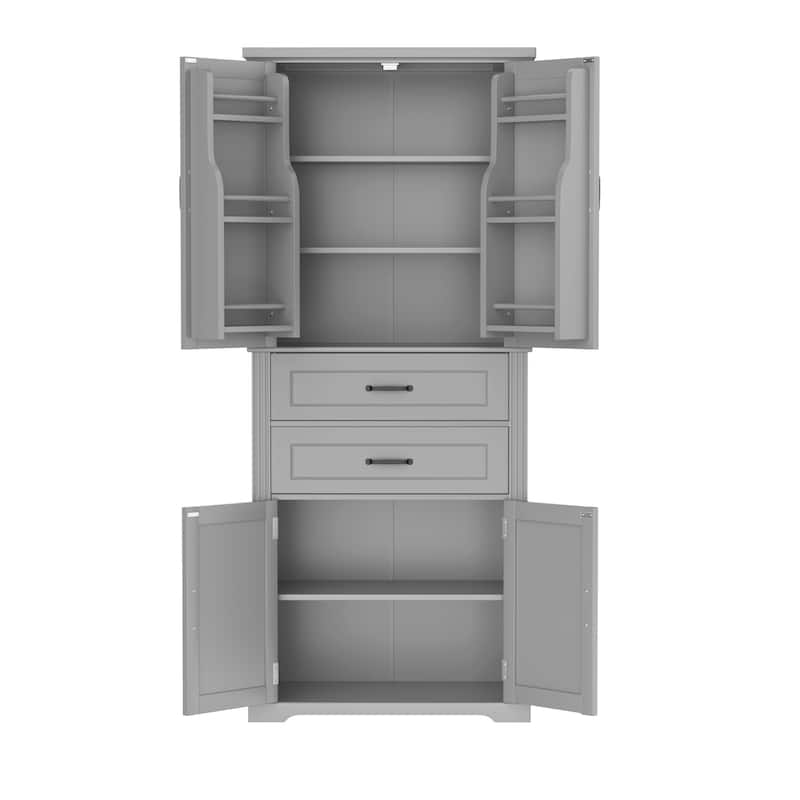 Christopher Knight Home- Chris MDF Storage Cabinet with Adjustable Shelves