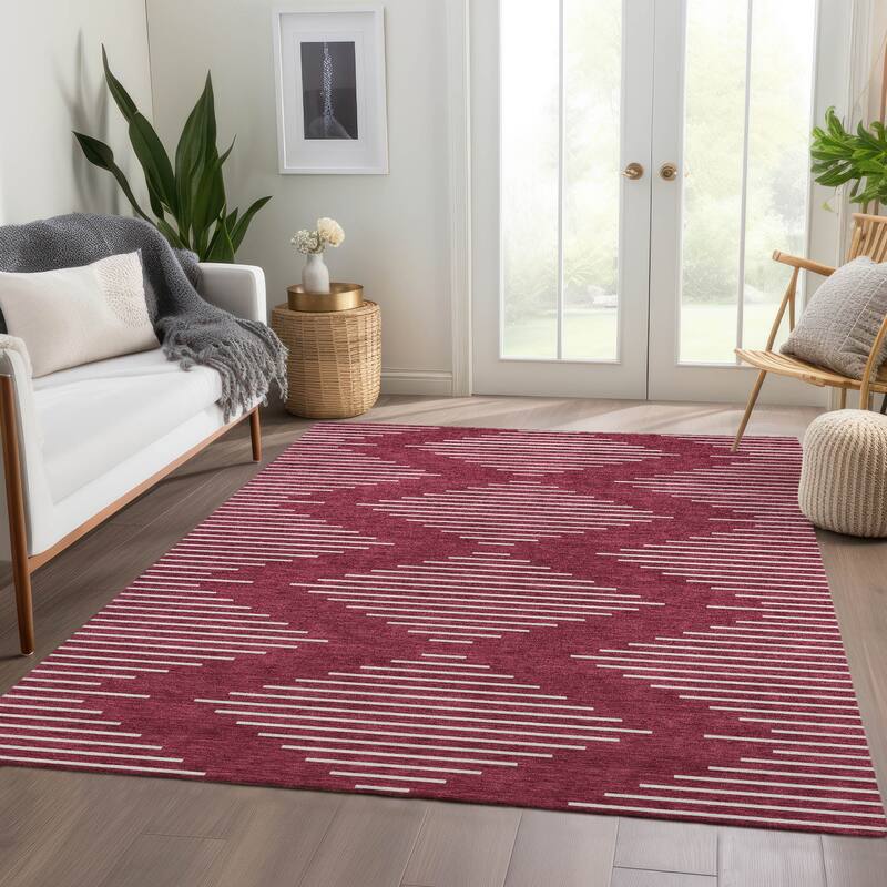 Premium Washable Super Soft Modern Geo Mayfield Rug