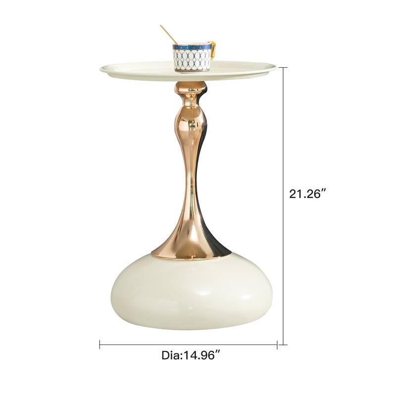 small round side table for small space ,Cocktail Table,,Small Coffee Table, end table