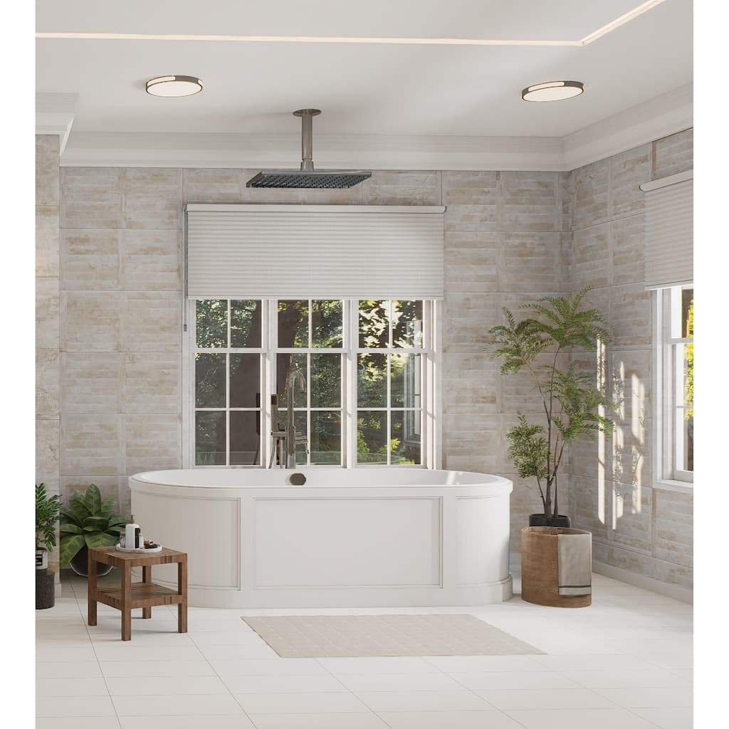 Merola Tile Habanera Decor Beige 11-7/8" x 35-1/2" Fluted Ceramic Wall Tile