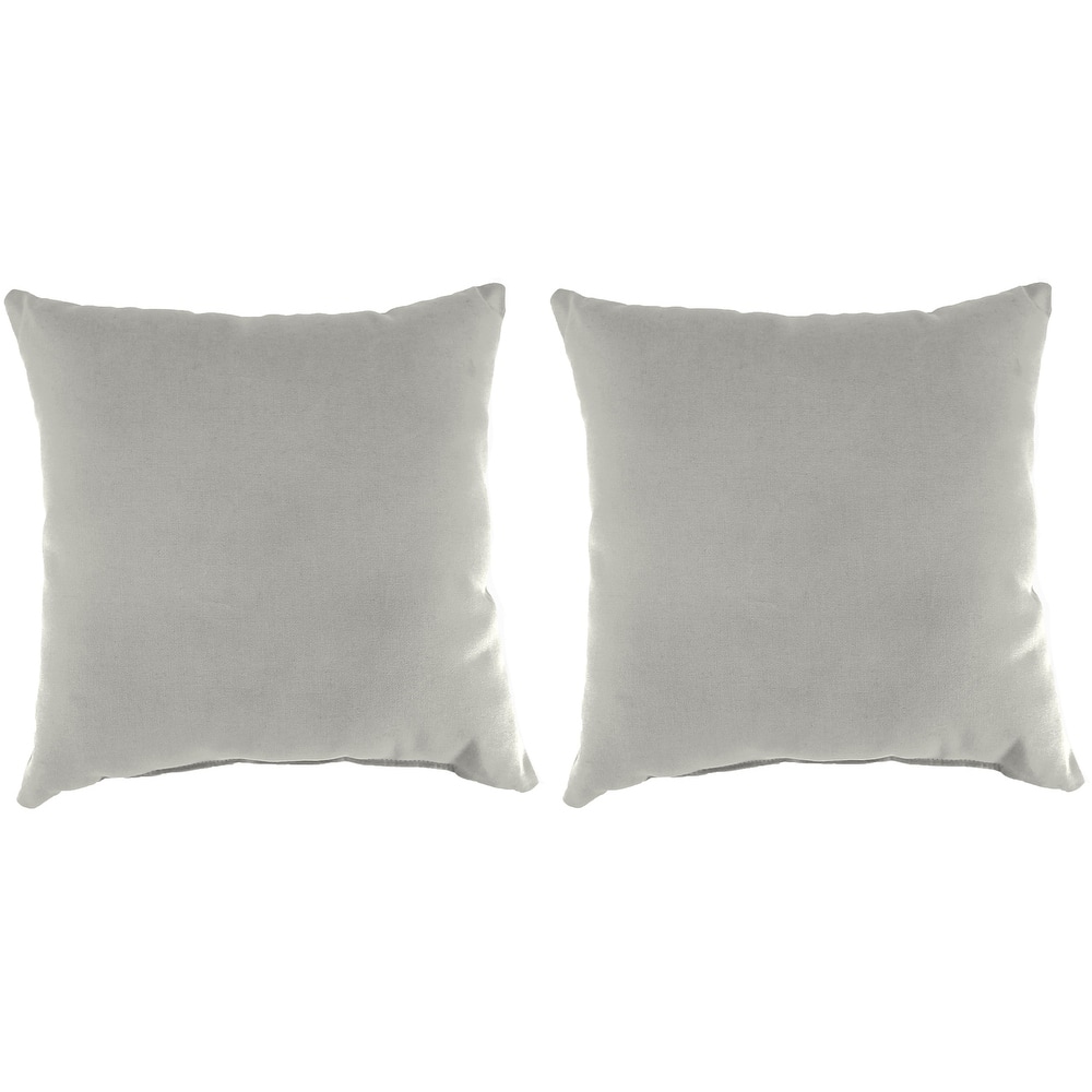 Sunbrella 18" x 18" Outdoor Throw Pillow - Set of 2 - 18'' L x 18'' W x 4'' H