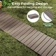 preview thumbnail 7 of 9, Costway 8 FT Outdoor Pathway with HDPE Frame Non-slip Surface Metal - See Details