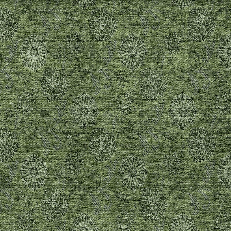 HomeRoots Floral Transitional Rectangle Outdoor Rug