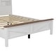 preview thumbnail 10 of 9, Full Size Rustic Wood Platform Bed with Sliding Barn Door Storage Headboard, Integrated Charging Ports