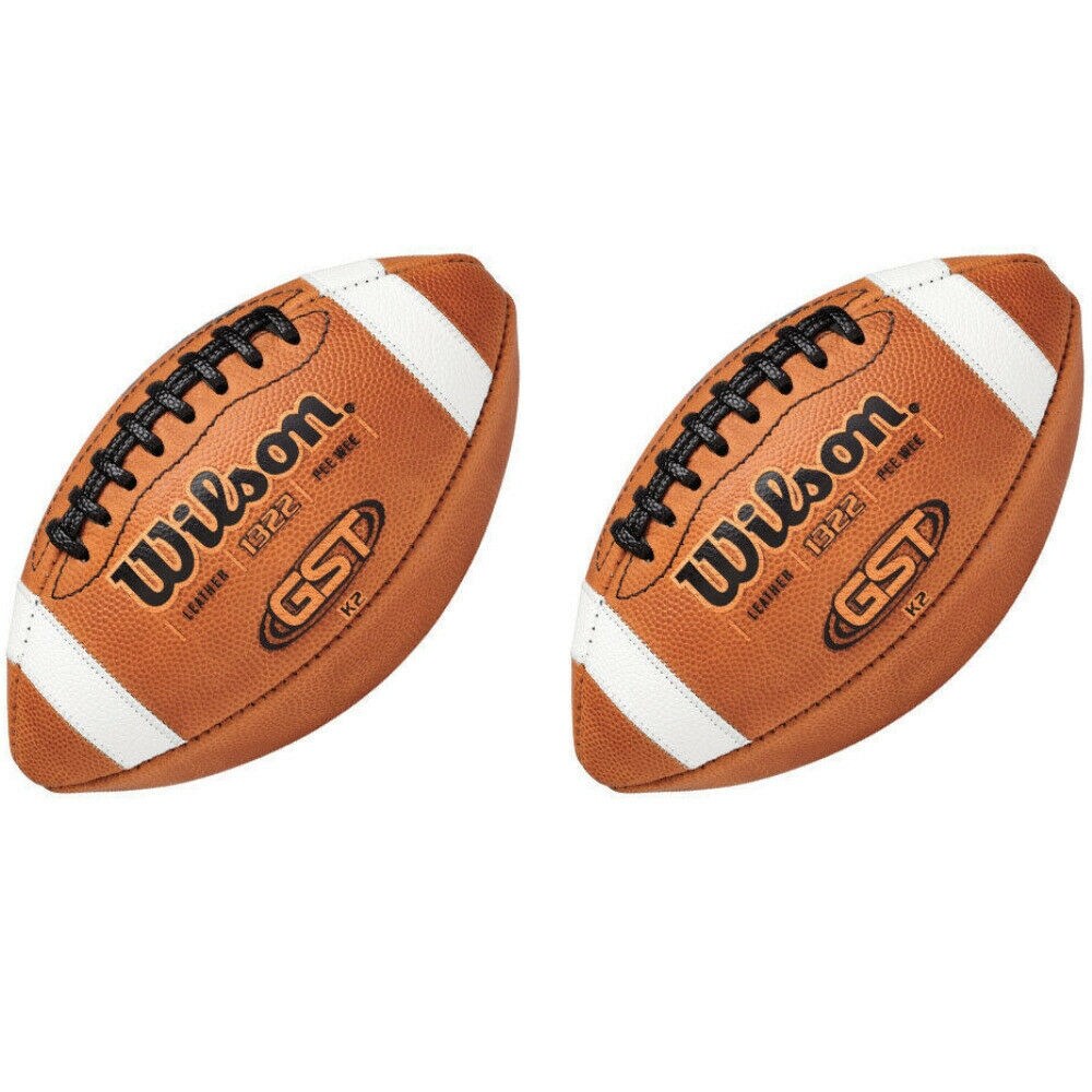 Shop Wilson Gst K2 Pee Wee Football 2 Pack Overstock 26891527