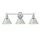 preview thumbnail 11 of 37, Orwell 3-light Bathroom Vanity Light