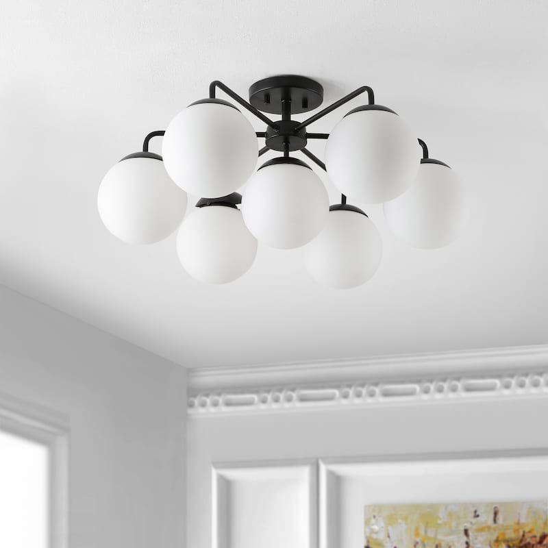 SAFAVIEH Lighting Camdyn Flush Mount - Black