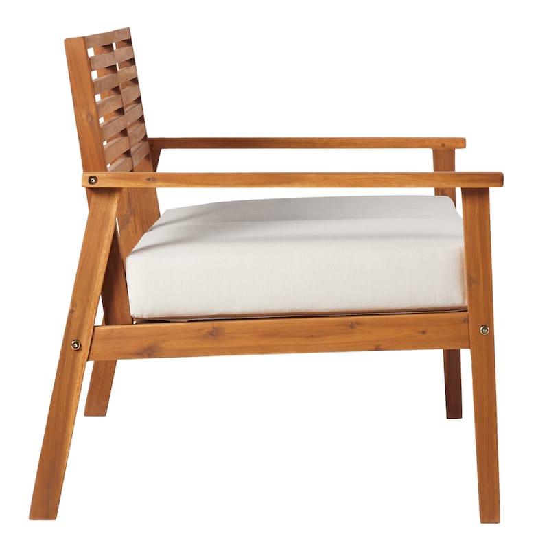 Middlebrook Slat-Back Solid Wood Patio Love Seat