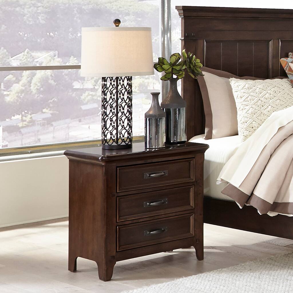 Copper Grove Saddlebrook Tobacco Night Stand