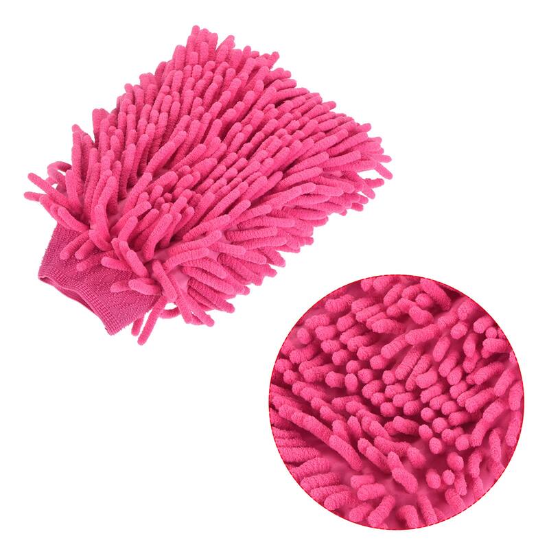 Microfiber Soft Wash Mitten Double Sided Dusting Glove for Cleaning