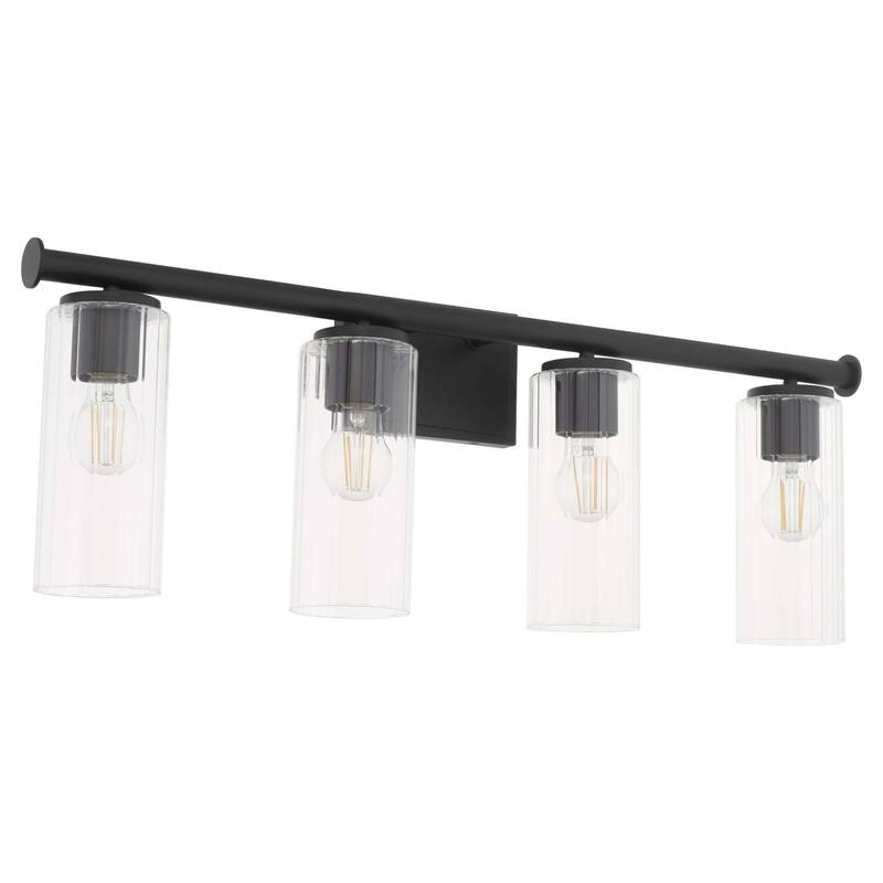 Quorum International 541-4 Mercier 4 Light 32" Wide Vanity Light - Matte Black