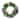 Multi Colored Ornaments Artificial Pine Christmas Wreath 24 Inch Unlit