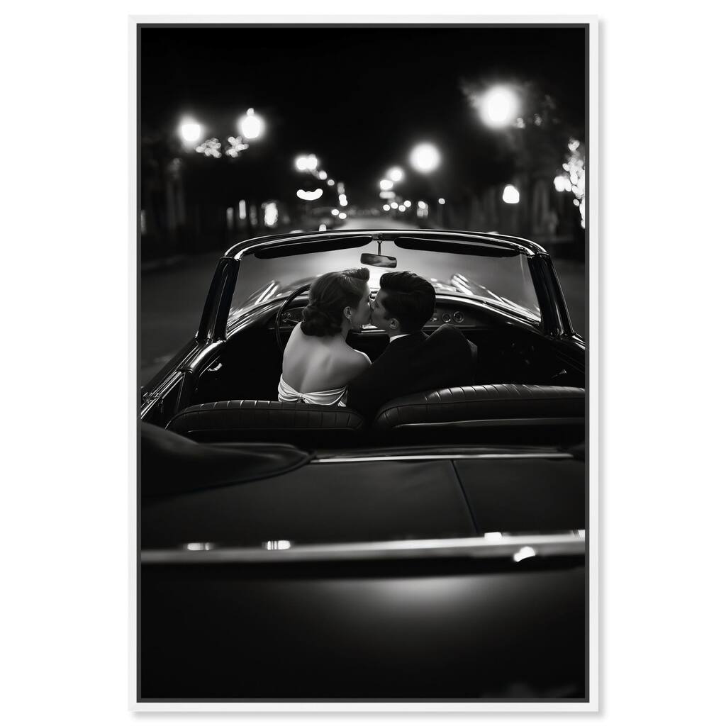Kiss Me in the Moonlight I Canvas by Art Remedy