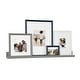 preview thumbnail 20 of 23, Kate and Laurel Bordeaux Wall Shelf with Frames Set 5 Piece - Multi/Blue