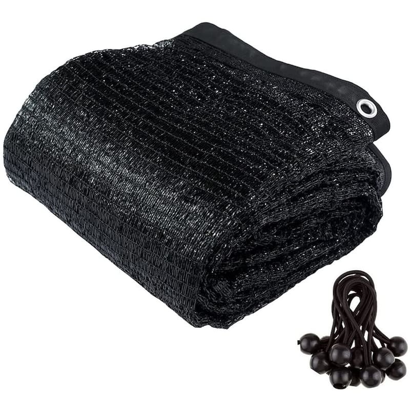 Agfabric 50% Sun Shade Cloth with Grommets (12 Bungee Balls)