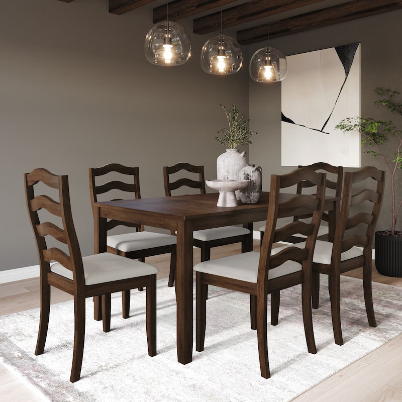 CraftPorch Sophistique 7-piece Wooden Dining Set