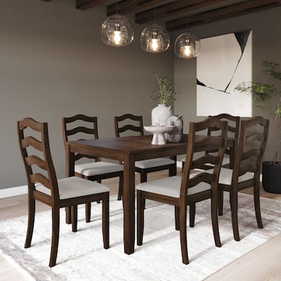 CraftPorch Sophistique 7-piece Wooden Dining Set