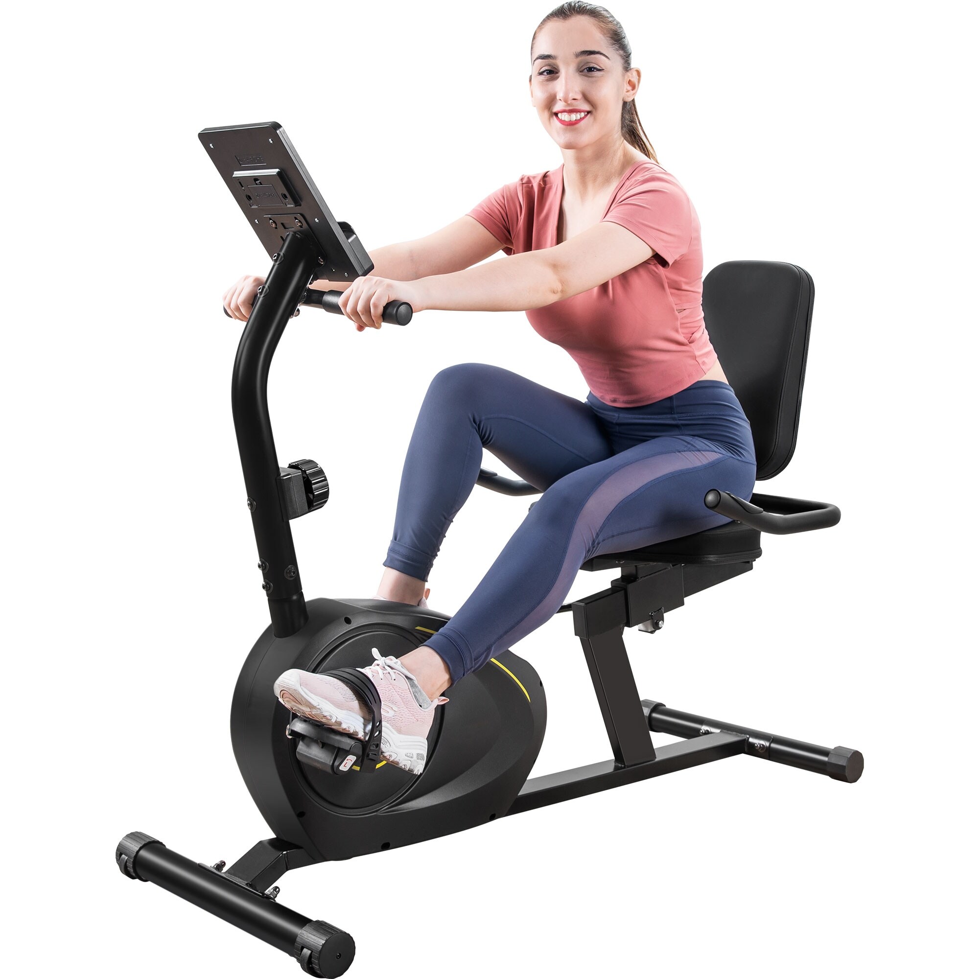 magnetic recumbent exercise bike