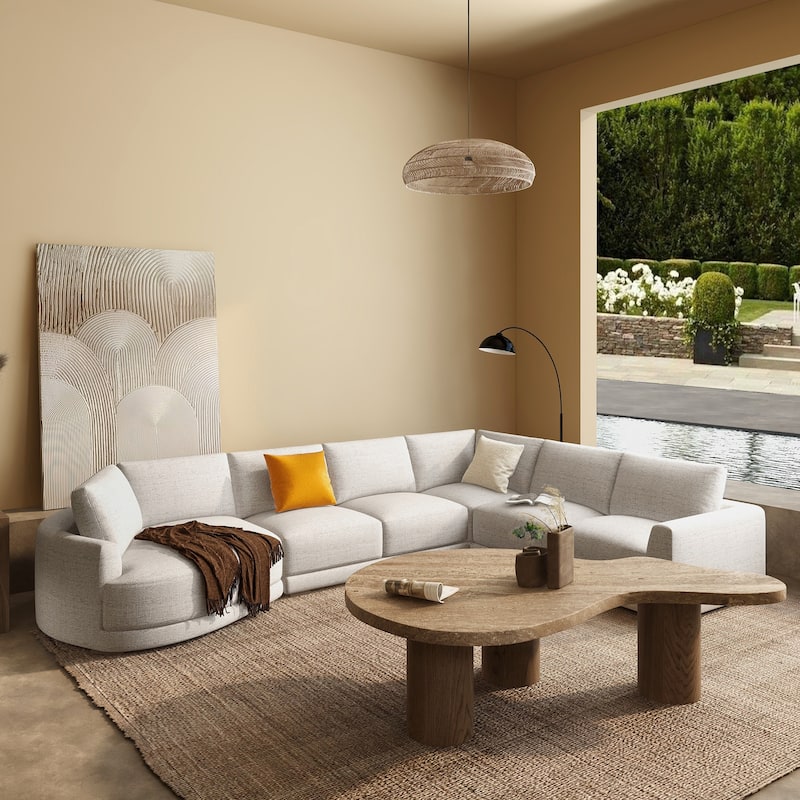 Laguna 165.5" 4-Piece Modular Sectional Sofa