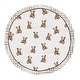 preview thumbnail 1 of 3, Sweet Jojo Designs Boho Teddy Bear Boy, Girl, Gender Neutral Baby Tummy Time Playmat - Taupe Plaid & Brown, Watercolor, Classic