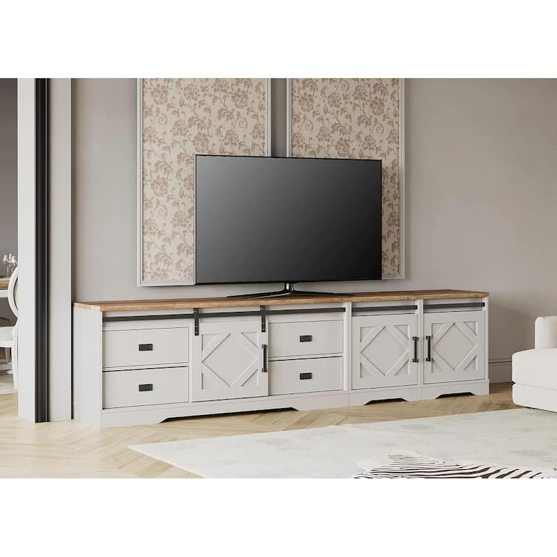 Modern Farmhouse TV Stand for up to 85" 110" 140" TVs