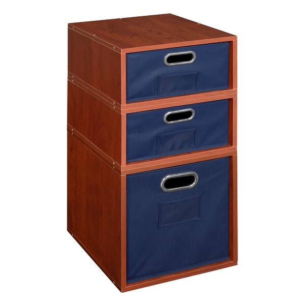 Noble Connect Storage Set- 1 Full Cube/2 Half Cubes with Foldable ...