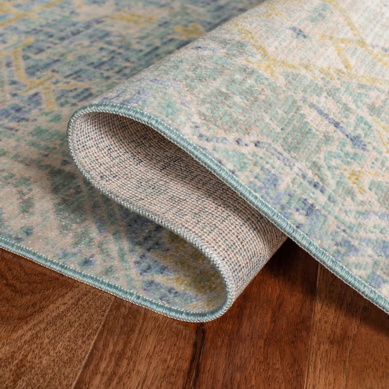 SAFAVIEH Windsor Heddy Shabby Chic Oriental Polyester Rug