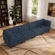 preview thumbnail 100 of 146, Madison Oversized Upholstered Corduroy Modular Sectional Sofa