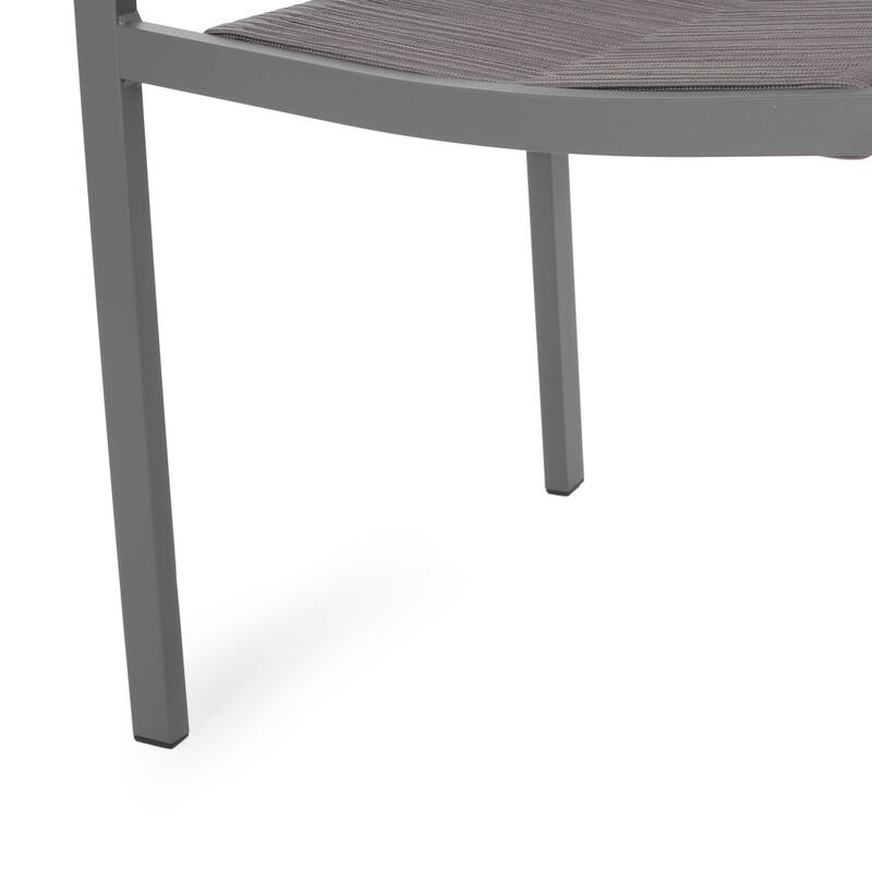 Harding Outdoor Aluminum Outdoor 7 Piece Dining Set by Christopher Knight Home