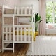 preview thumbnail 23 of 30, Max and Lily Twin over Twin Bunk Bed with Ladder on End