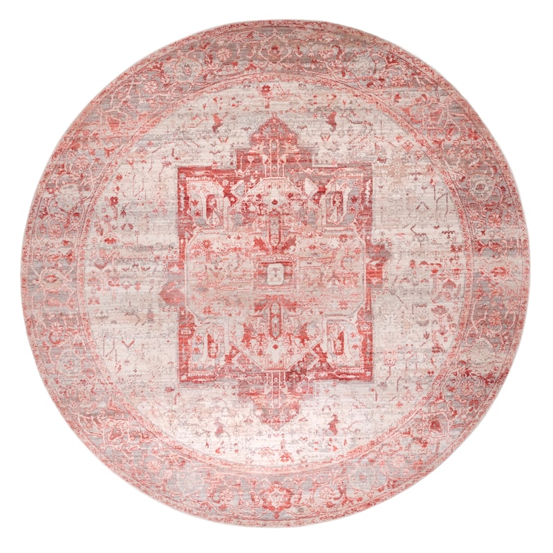 Nuloom Camila Faded Medallion Fringe Area Rug