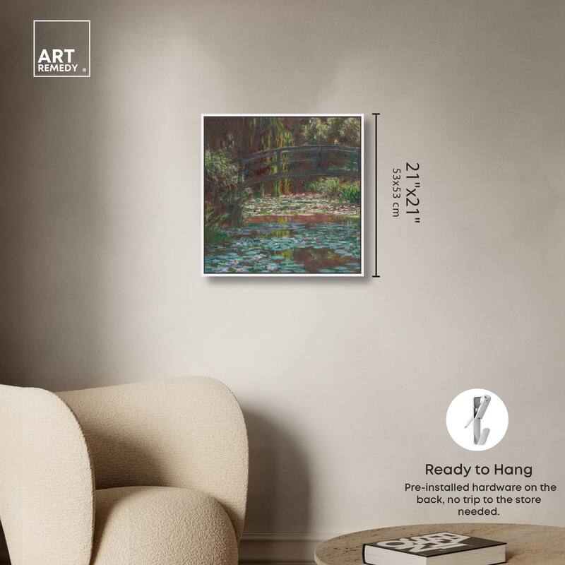 Water Lily Pond Canvas by Art Remedy