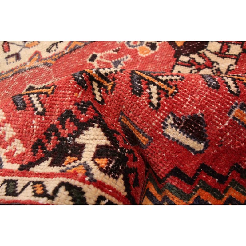 ECARPETGALLERY Hand-knotted Anadol Red Wool Rug - 4'11 x 9'7